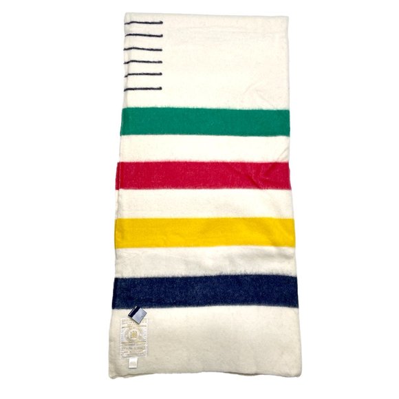 HBC Bedding Hbc Hudsons Bay Multistripe Point Wool Blanket Queen Poshmark